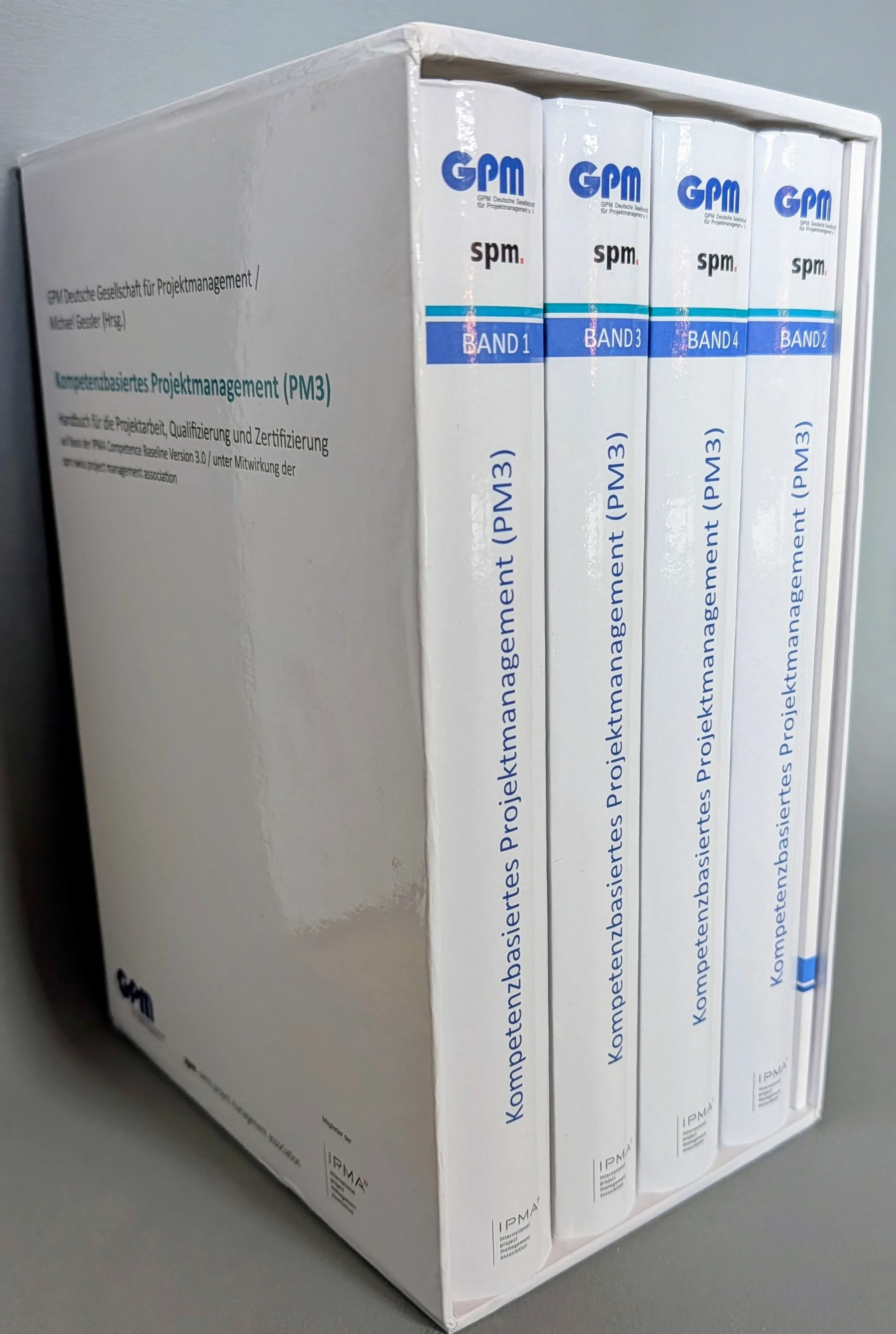 Cover: Kompetenzbasiertes Projektmanagement (PM3) — vierbändiges GPM/IPMA-Handbuch im Schuber